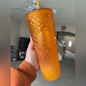 Starbucks 2022 summer launch orange ombré cup